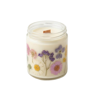 vela de soja artesanal "jardín de misha"